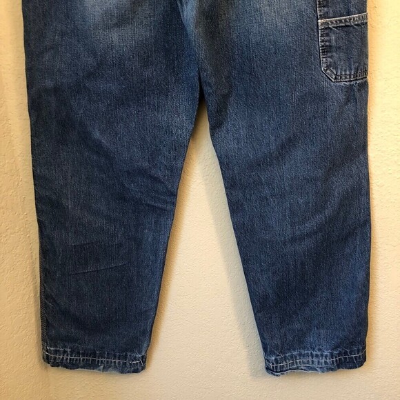 Levi Strauss Signature Carpenter Men's Pants W38 L34 100% Cotton Baggy 90s Style - Picture 6 of 12